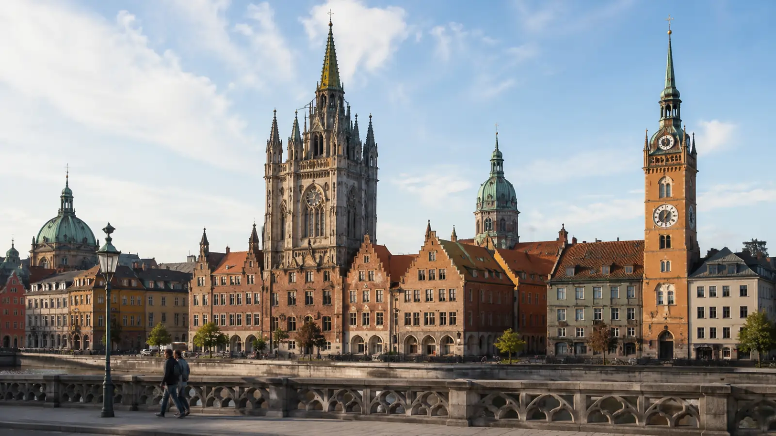 Intercity route Berlin to Munich
