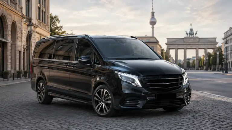 Business and VIP transfer in Berlin with premium black van