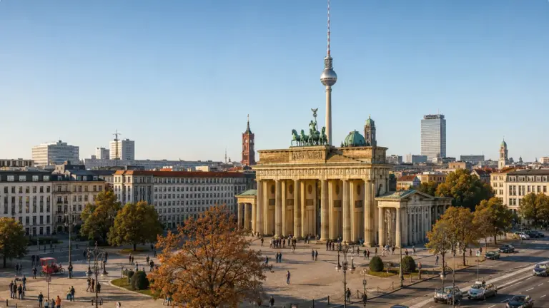 Private city transfer in Berlin with black van