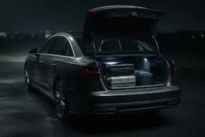Audi A6 luggage compartment for BER Airport transfers