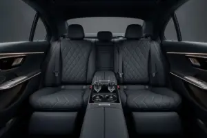Mercedes-Benz E-Class premium interior for airport pickup in Berlin