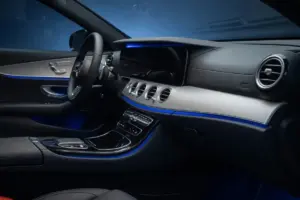 Mercedes-Benz E-Class ambient lighting for private transfers in Berlin