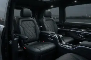 Mercedes-Benz EQV Long comfortable seats for BER Airport transfers