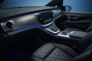 Mercedes-Benz EQV Long ambient lighting for private transfers in Berlin