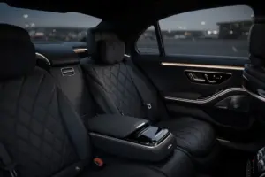 Mercedes-Benz S-Class comfortable seats for BER Airport transfers