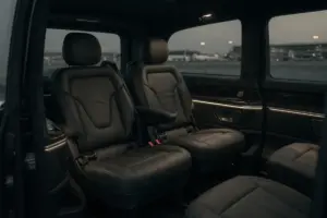 Mercedes-Benz V-Class Extra Long leather seats for BER Airport transfers