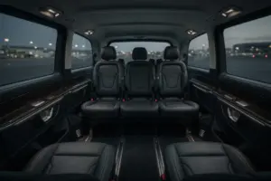 Mercedes-Benz Vito Tourer passenger space for private airport transfers