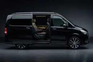 Mercedes-Benz Vito Tourer sliding door access for passengers and luggage