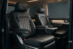 Volkswagen Caravelle comfortable seats for BER Airport transfers