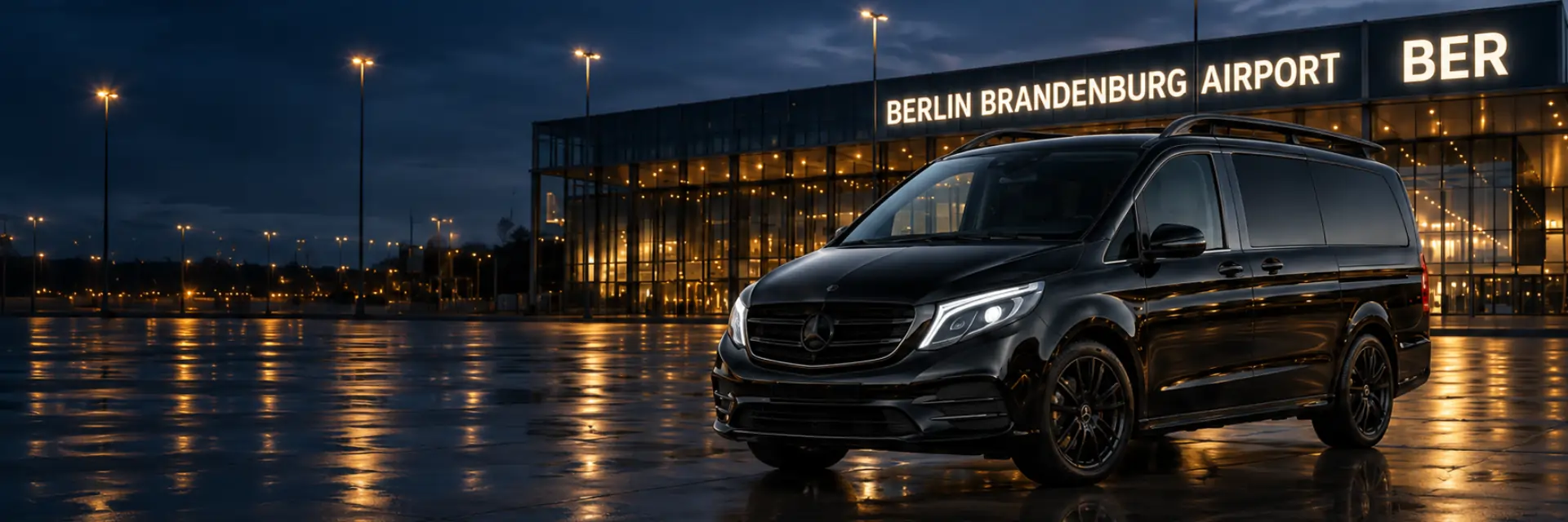 Mercedes-Benz V-Class for BER Airport transfers in Berlin