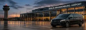 Mercedes-Benz S-Class for BER Airport transfers with professional driver service