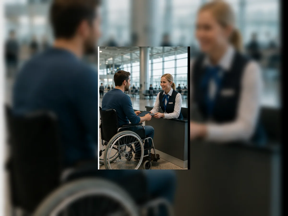 Guida all'accessibilità dell'aeroporto BER