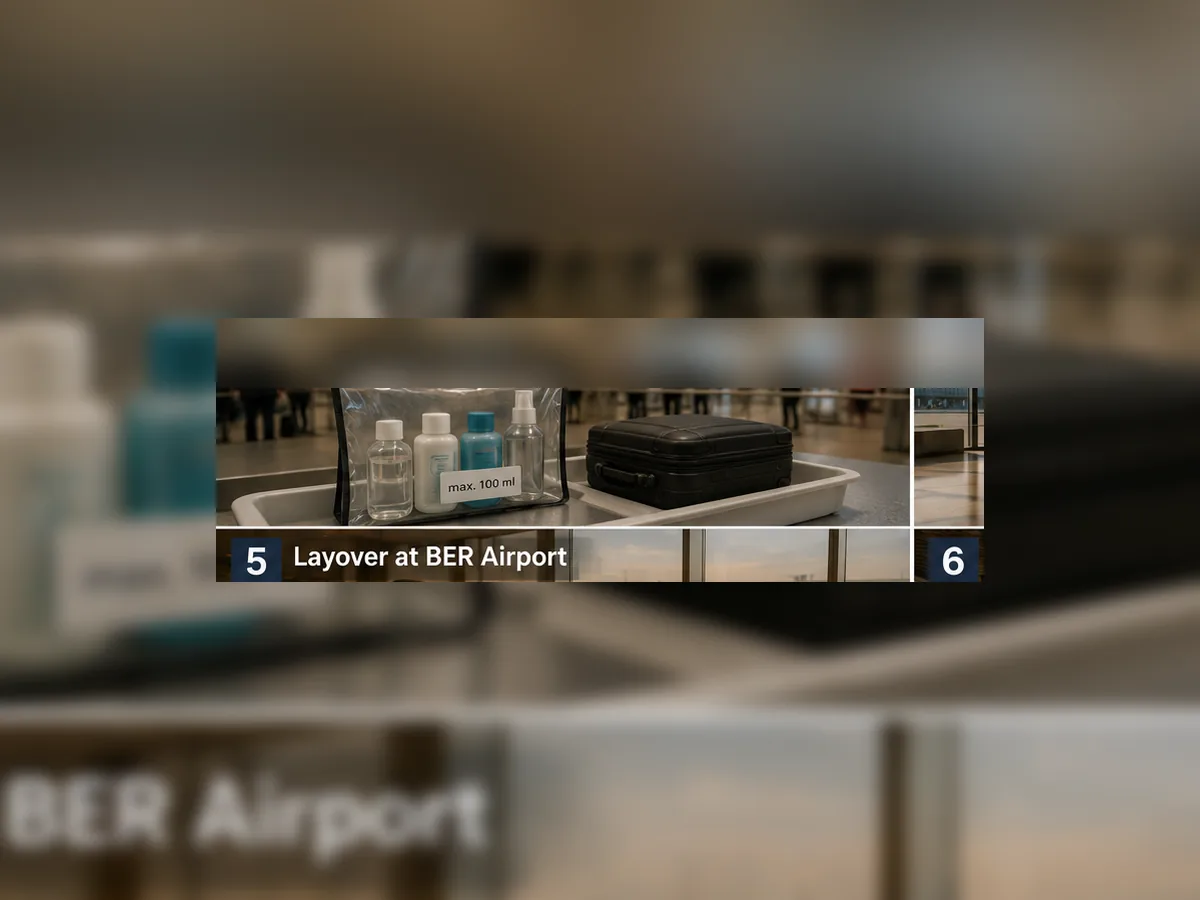 Sicherheitskontrolle am Flughafen BER
