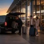 BER Airport with Large Luggage