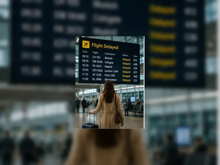 Vol retardé à l'aéroport BER