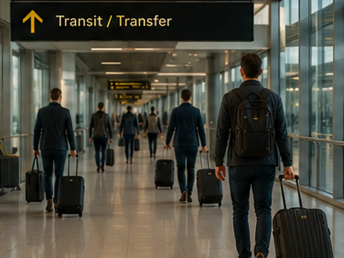 Transitpassagerer i BER Lufthavn