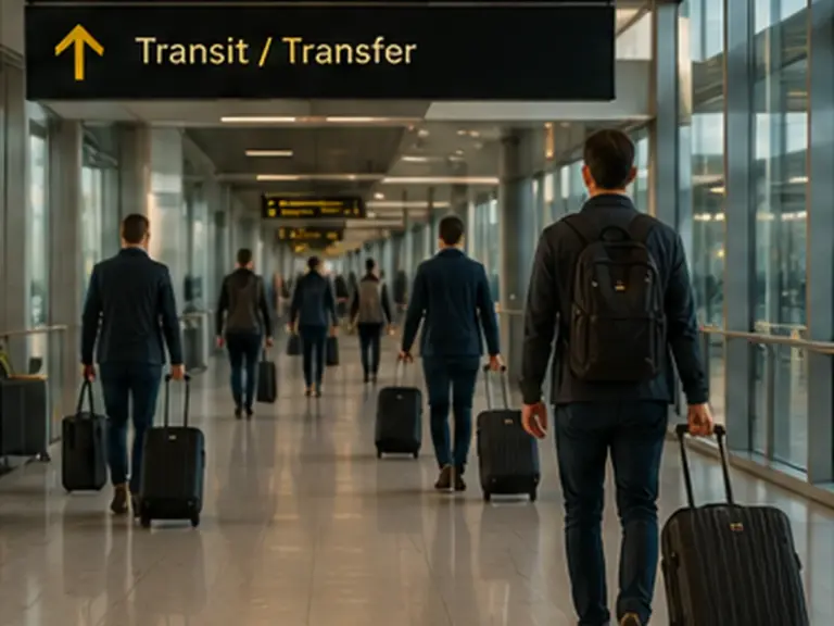 Passageiros em Trânsito no Aeroporto de BER